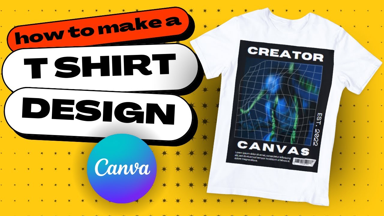 How To Design & Print Custom T-Shirts Using Canva (6000+ Templates) -  Youtube
