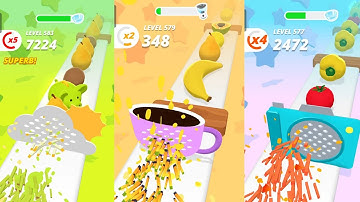 PERFECT SLICES // VEGETARIAN FRUIT GAMES // ANDROID GAMEPLAY VIDEO #17