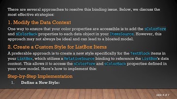 Solving the StaticResource Binding Issue in WPF After Changing ItemsSource