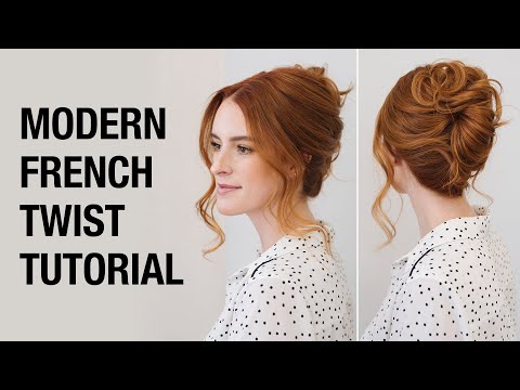 French Twisted Updo - Babes In Hairland