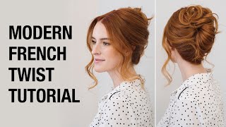 Modern French Twist Hairstyle Tutorial | Twisted Updo Formal Styling Technique | Kenra Professional