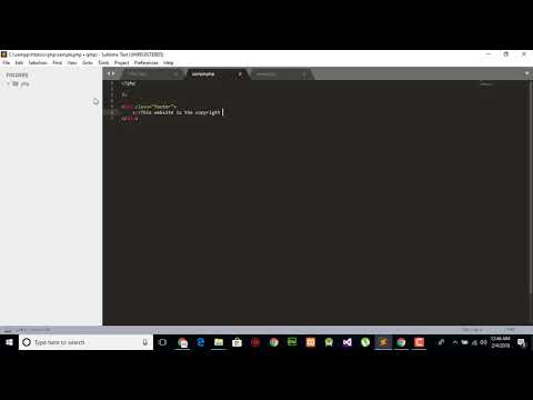19 - PHP Include and Required Methods to Isolate Code