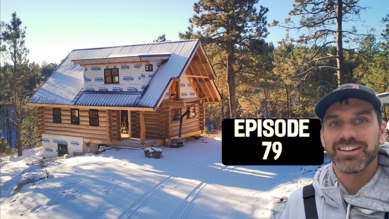 Off Grid Log Cabin Build- Nothing went as planned this week! - YouTube