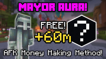 ANYONE Can Make 60m Coins for FREE with Mayor Aura! | Hypixel Skyblock