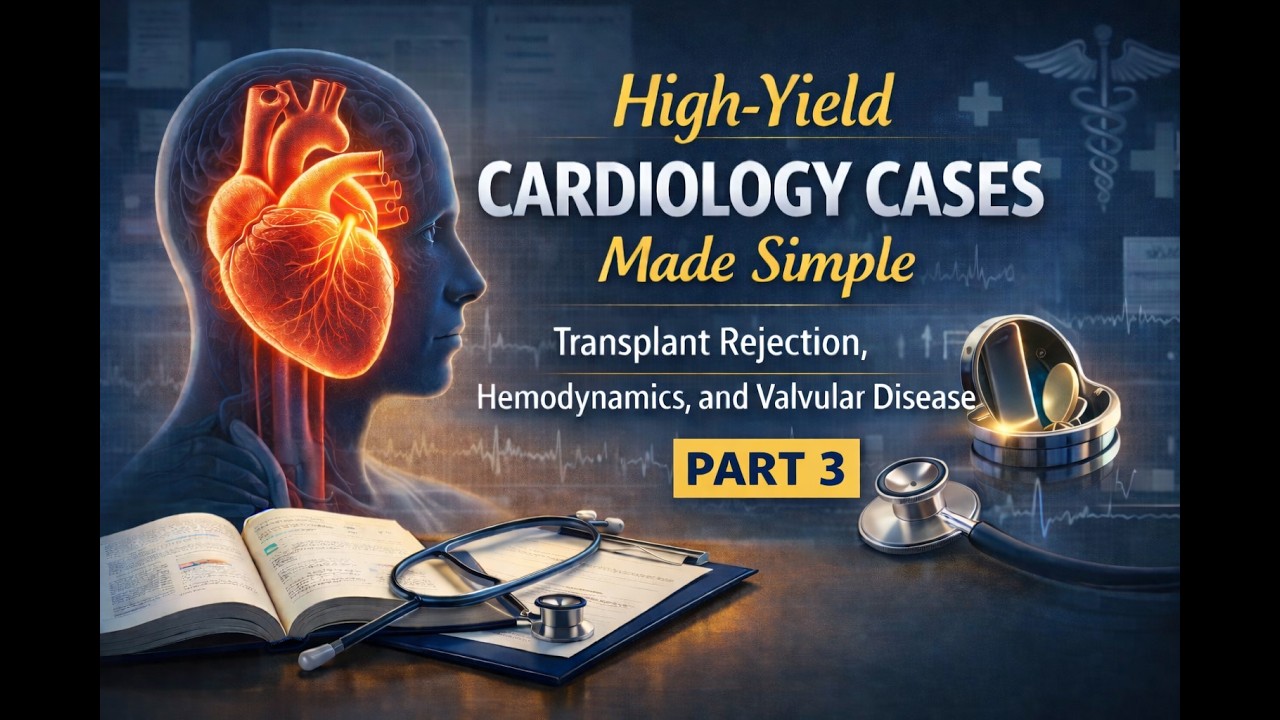 High Yield Cardiology Cases Made Simple Part 3 - YouTube