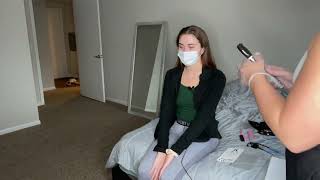 ASMR Real Person Medical Exam- stethoscope sounds, soft speaking