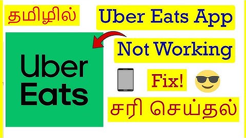How to Fix Uber Eats App Not Working Problem in Mobile Tamil | VividTech