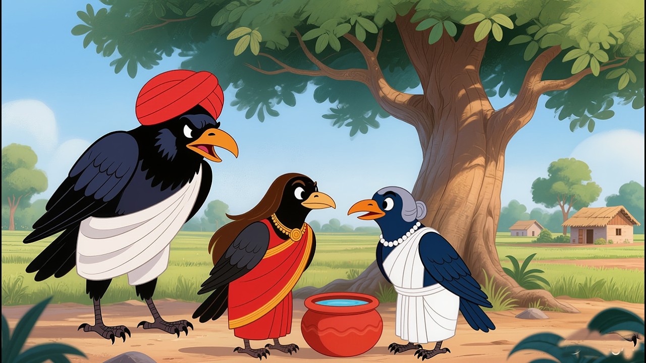 लालची सास कौवा ने तबाह किया बहु को  Crow daughter-in-law ruined everything.. #HindiCartoon