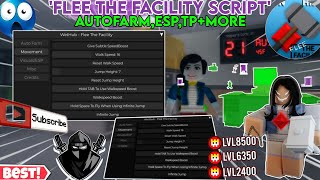 Flee the Facility Latest Script🔥 Autofarm,Tp Safe place/Map😎,Esp Roles✨,Noclip/Inf-jump,Speedboost🤩