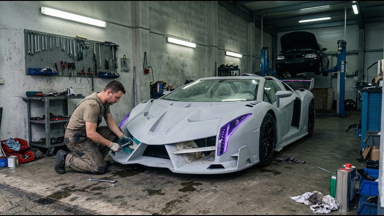 How He Built a Custom Veneno Roadster Step by Step