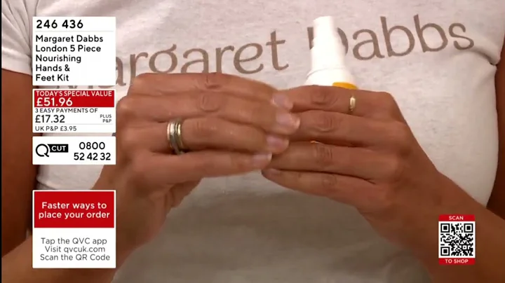 Debbie Flint shows the sole of her bare foot on QV...