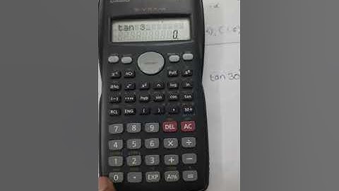 How To find tan value using   casino calculator |tan 30 easy trick|#casio #mathstricks #jeemain