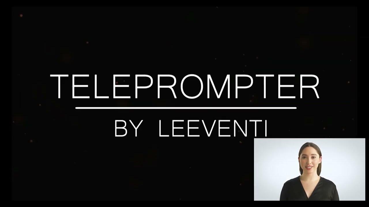 Leeventi Teleprompter 5.0 In Action YouTube