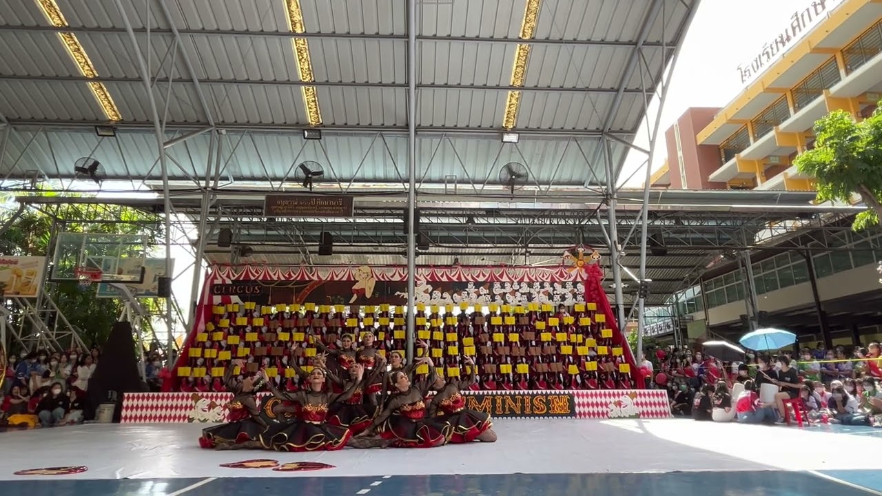 คณะกองเชียร์สีแดง กีฬาสีโรงเรียนศึกษานารีปี2566