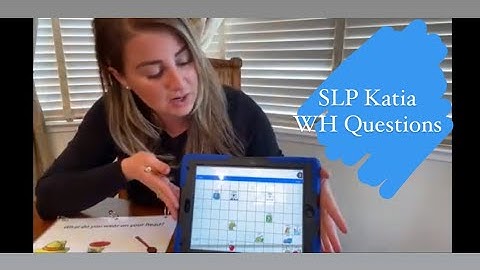 SLP Katia - WH Questions (field of 3) using LAMP Words for Life AAC