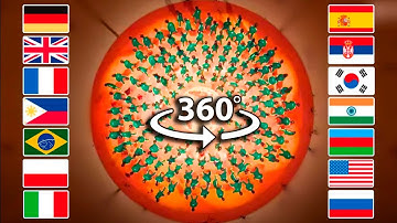 360° VR Mingle Game song in over 10 different languages | Squid game