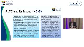 ALTE and its impact: Membership, Trustees &amp; SIGs