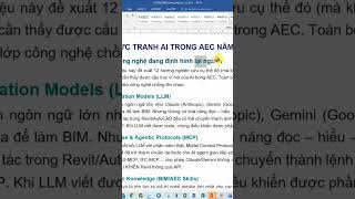 12 hướng nghiên cứu khi tích hợp AI vào Revit và Autocad, tài liệu word hướng dẫn chi tiết #revitmcp