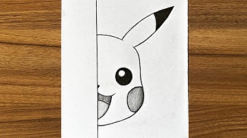 How to draw Pikachu step by step || Beginners drawing tutorials step by step || Art videos