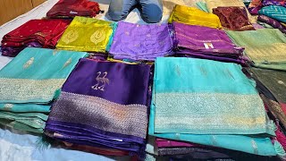 Part 2 / Flat 50% OFF – Banarasi Russian Crepe & Mango Silk Georgette Saree Collection screenshot 3