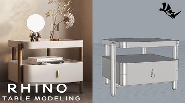 Rhino for beginner - side table