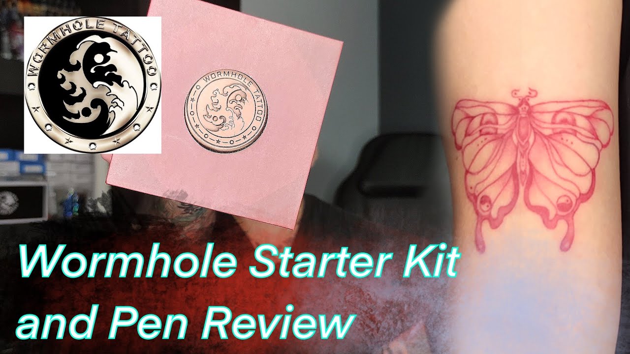 Tattoo Kit Wormhole Tattoo Machine Kit Tattoo Gun with 10 Inks 20