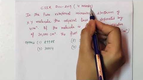 Stokes line Raman Spectroscopy(Csir December 2019 Question)