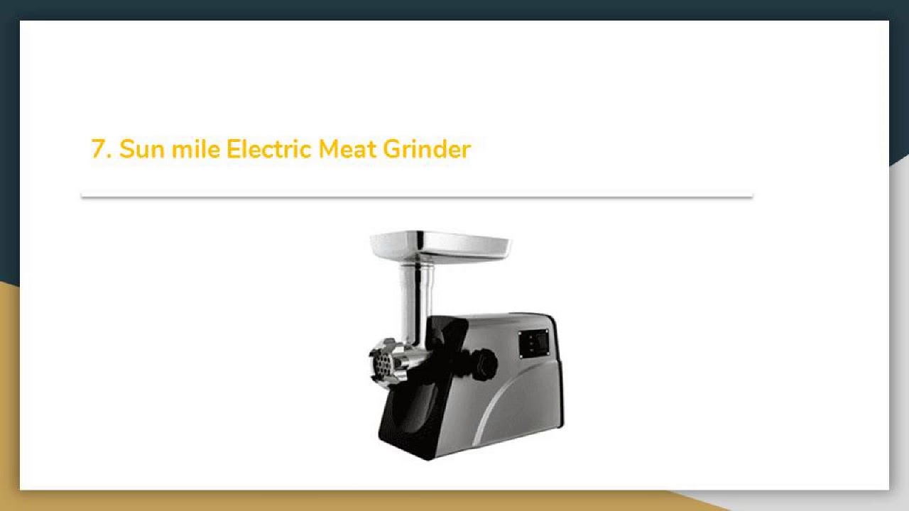 Top 12 Best Electric Meat Grinders 2019 Buyer’s Guide YouTube