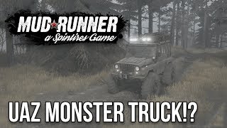 Mudrunner | UAZ monster truck (mod showcase)