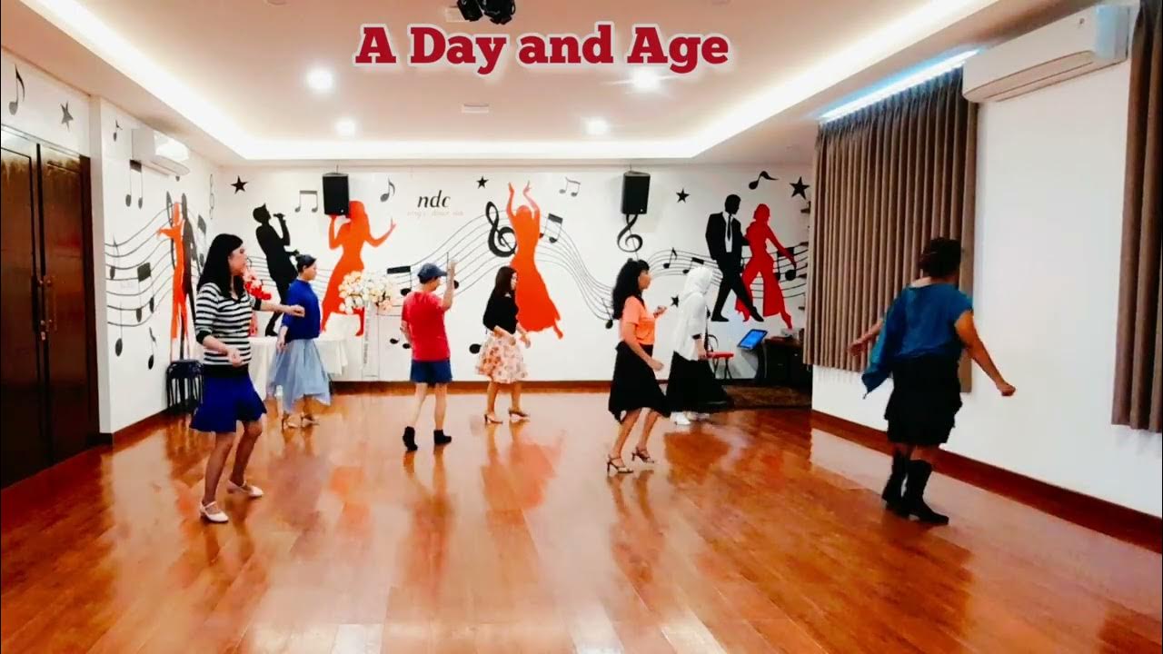 A Day and Age LINE DANCE ( Jo Thompson Szymanski ) NDC STUDIO YouTube