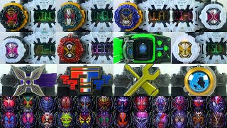 仮面ライダージオウ すべてのライダー 全ドライバー ジクウミライドライバーライドウォッチ Kamen Rider Zi-O All Riders, Ziku & Mirai Driver