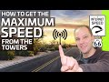 📶RV INTERNET - HOW TO GET MAX SPEED FROM THE TOWERS - WIDE OPEN WIFI TOUR #1