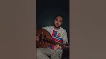 عزف نشيد برشلونه بالعود 