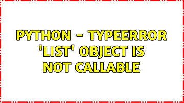 Python - TypeError: 