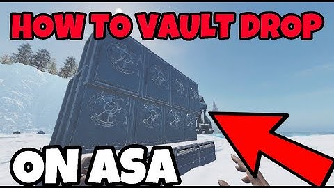 HOW TO VAULT DROP ON ASA | ARK SURVIVAL ASCENDED
