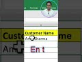 Ctrl + E Magic in Excel 🔥 Name Proper Case in Seconds! #shortsfeed