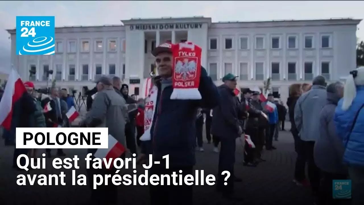 J-1 avant la présidentielle en Pologne : le candidat libéral favori • FRANCE 24