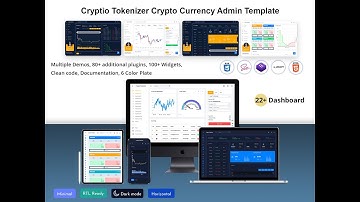 Crypto Tokenizer UI Interface Responsive Bootstrap 5 Ethereum Dashboard