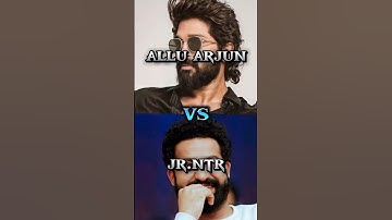 Allu Arjun Vs Jr.ntr 🥵💥 #alluarjun​ #ntr​ #devara​ #pushpa2​ #ytshorts​ #shorts​