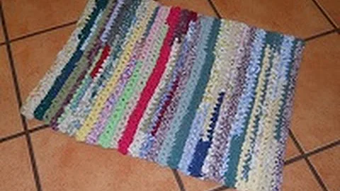 Colorful Runner Rag Rug: Easy Crochet Tutorial