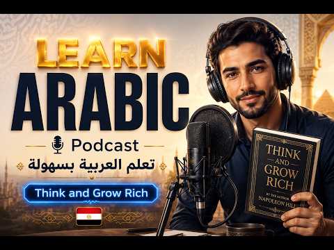 Learn Arabic Podcast | Think and Grow Rich by Napoleon Hill (B1-B2) | Arabic Podcast