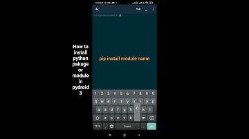 install package or module in pydroid 3 in Android #pydroid3 #python #coding #viral #programing#code