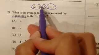 SAT Math Practice Test Section 2 #4 to 6