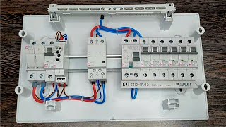 Apartment electric panel equipped with protection relay