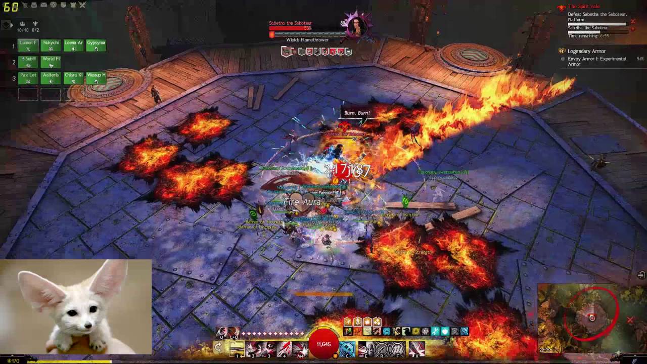 Gw2: [qT] Sabetha the Saboteur 4:36 (Daredevil PoV) - YouTube