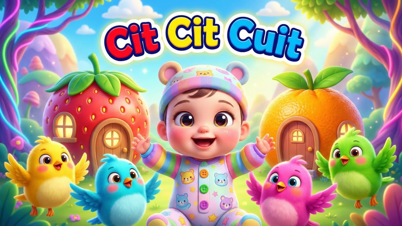 CIT CIT CUIT BURUNG  BERNYANYI - LAGU ANAK ANAK / LAGU ANAK BALITA / LAGU ANAK POPULER 