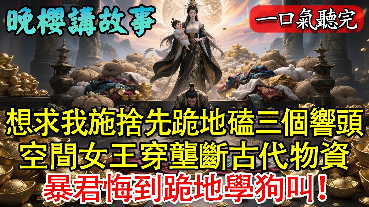 【一口氣聽完】「想求我施捨？先給妳兒跪地磕三個響頭！」空間女王壟斷古代物資，暴君悔到跪地學狗叫！#穿越 #爽文 #逆襲 #萌寶 #一口气看完 #打臉 #復仇 #有聲書