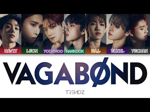 TRENDZ 트렌드지 VAGABOND Color Coded Lyrics Han Rom Eng Pl