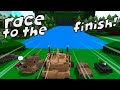Racing to the End in Build a Boat for Treasure!
