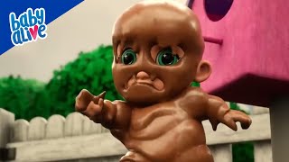 The Muddy Monster 👶👿✨ Baby Alive Family Kids Cartoons